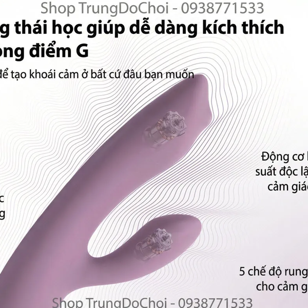Svakom Trysta Neo Máy Rung Thỏ Bi Lăn Kích Thích Điểm G & Âm Vật Cùng Lúc