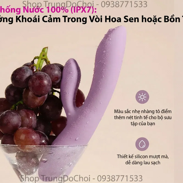 Svakom Trysta Neo Máy Rung Thỏ Bi Lăn Kích Thích Điểm G & Âm Vật Cùng Lúc