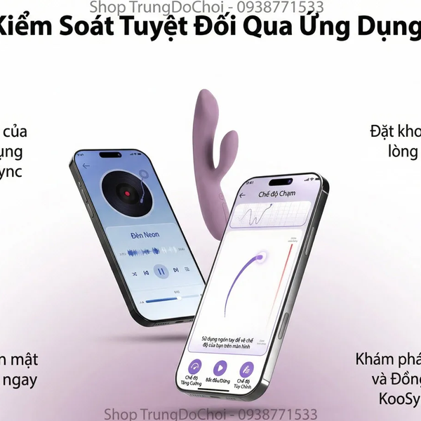 Svakom Trysta Neo Máy Rung Thỏ Bi Lăn Kích Thích Điểm G & Âm Vật Cùng Lúc