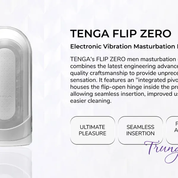 Tenga Flip Zero Electronic khiến cánh đàn ông hiểu thế nào là lên đỉnh 
