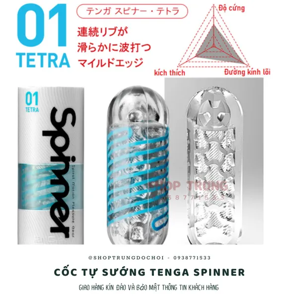 Đánh giá Cốc thủ dâm Tenga Spinner Công nghệ Xoắn ốc Độc đáo từ Nhật Bản