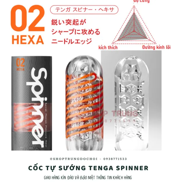 Đánh giá Cốc thủ dâm Tenga Spinner Công nghệ Xoắn ốc Độc đáo từ Nhật Bản
