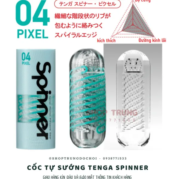Đánh giá Cốc thủ dâm Tenga Spinner Công nghệ Xoắn ốc Độc đáo từ Nhật Bản