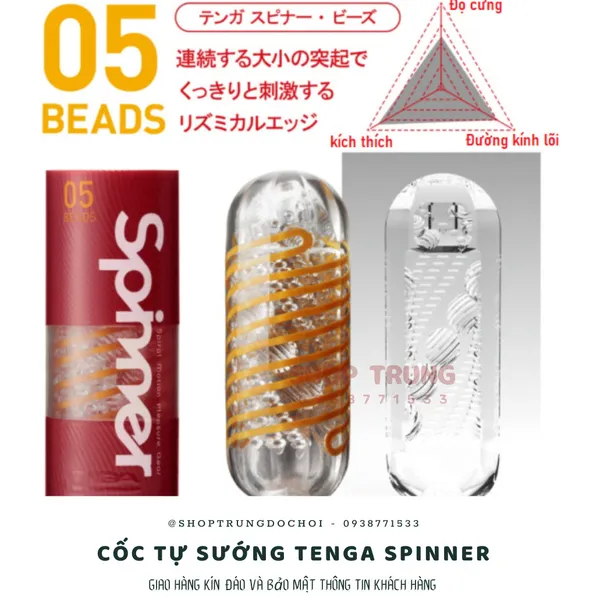 Đánh giá Cốc thủ dâm Tenga Spinner Công nghệ Xoắn ốc Độc đáo từ Nhật Bản