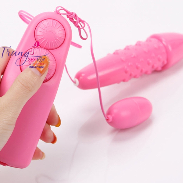 Dụng Cụ Tình Dục Trứng Rung Hai Đầu Có Gai