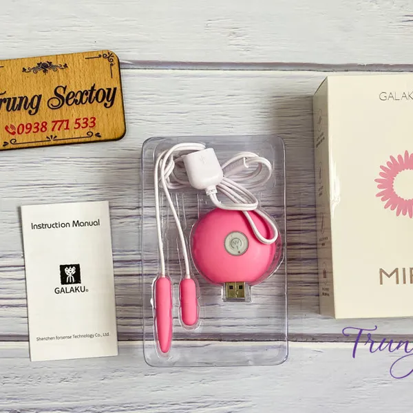 Trứng rung tình yêu Mirai mini 2 rung siêu mạnh