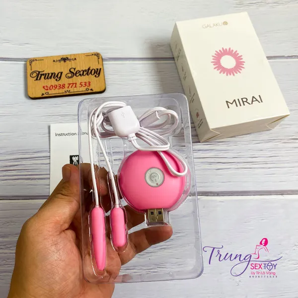 Trứng rung tình yêu Mirai mini 2 rung siêu mạnh