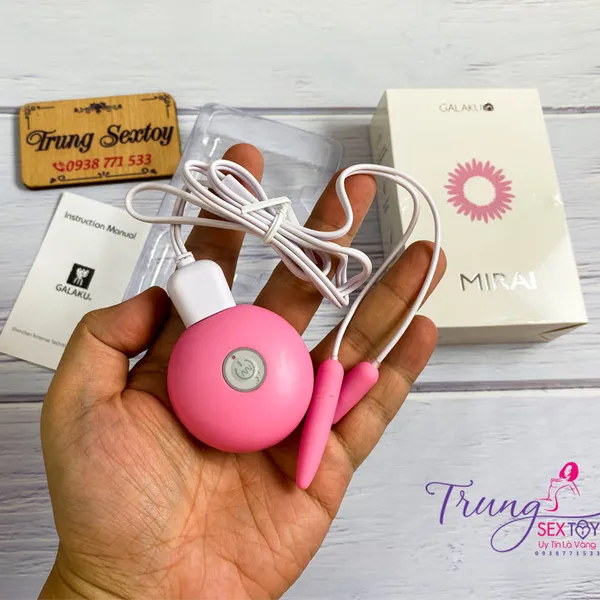 Trứng rung tình yêu Mirai mini 2 rung siêu mạnh