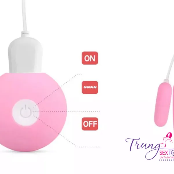 Trứng rung tình yêu Mirai mini 2 rung siêu mạnh