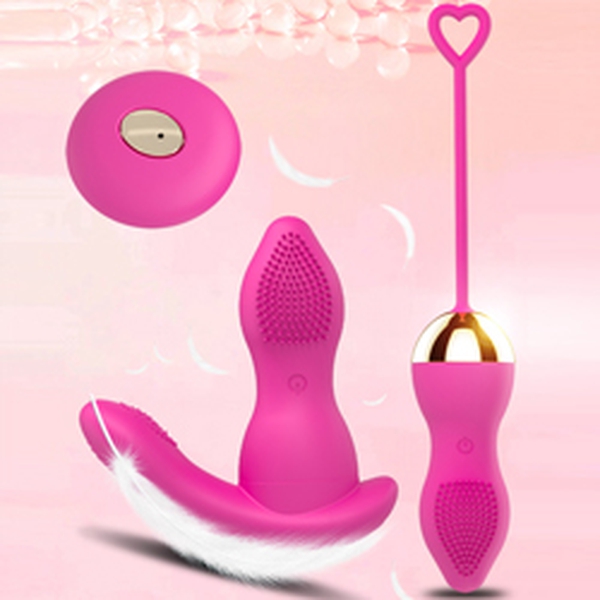 Trứng Rung Tình Yêu 2 Trong 1 Rung 7 Chế Độ Điều Khiển Từ Xa