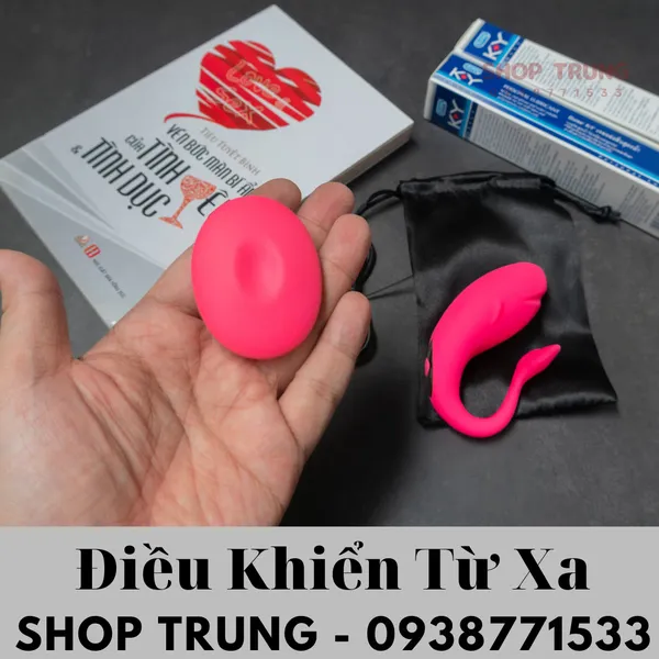 Trứng rung không dây điều khiển từ xa hình cá heo cực xinh