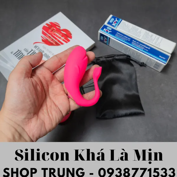 Trứng rung không dây điều khiển từ xa hình cá heo cực xinh