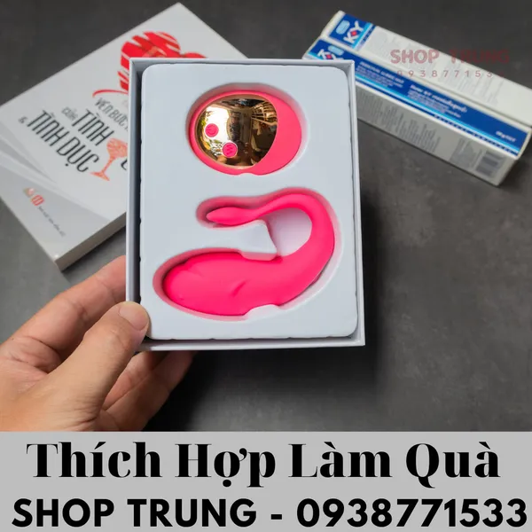 Trứng rung không dây điều khiển từ xa hình cá heo cực xinh
