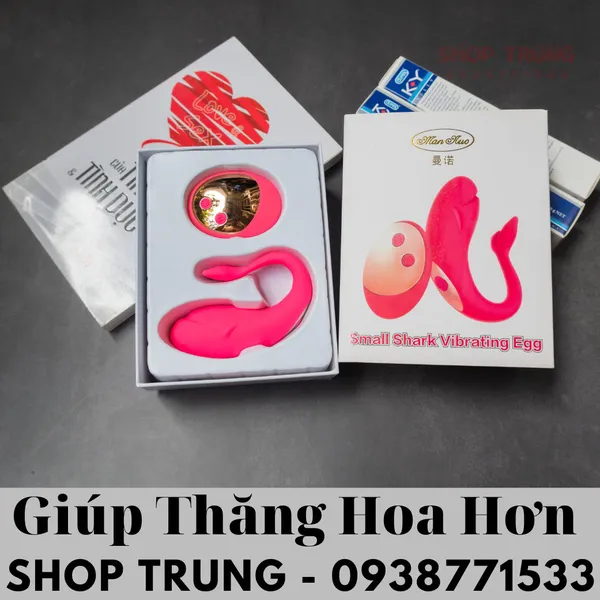 Trứng rung không dây điều khiển từ xa hình cá heo cực xinh