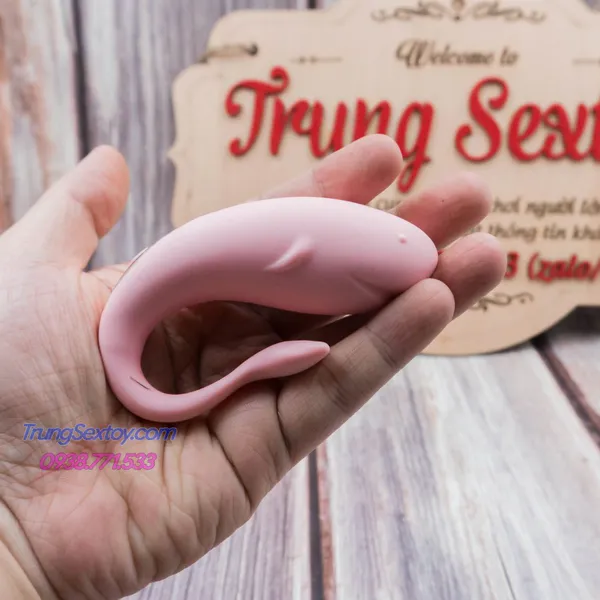 Trứng rung không dây điều khiển từ xa hình cá heo cực xinh