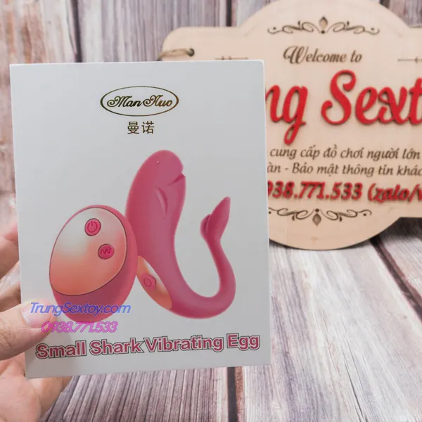 Trứng rung không dây điều khiển từ xa hình cá heo cực xinh