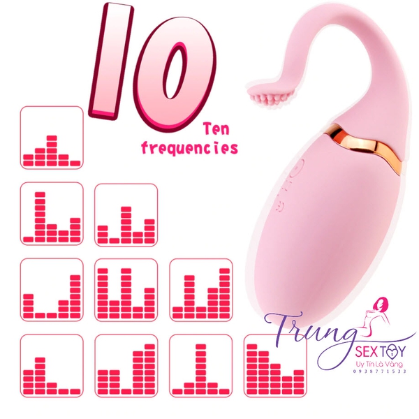 Sướng tê người với Trứng Rung Cá Voi 10 Chế Độ Rung Cực Mạnh