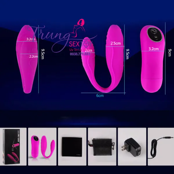 Trứng Rung Hình Chữ C Pretty Love Cao Cấp