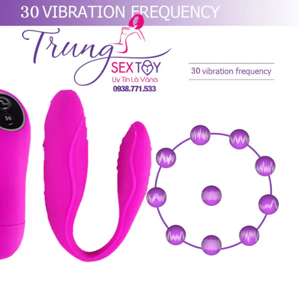 Trứng Rung Hình Chữ C Pretty Love Cao Cấp