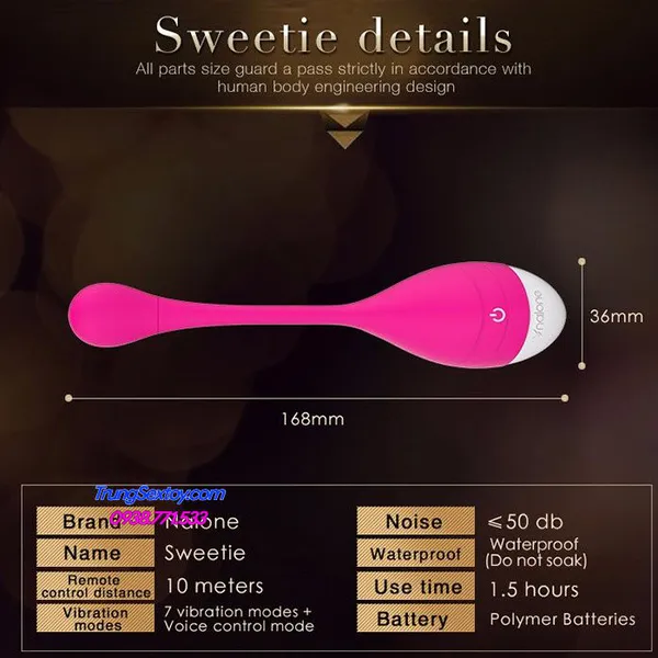 Trứng Rung Điều Khiển Từ Xa Nalone Sweetie