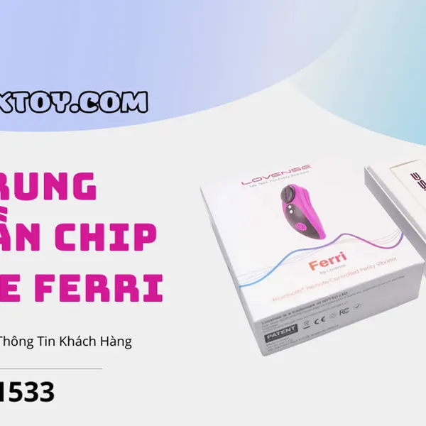 Trải nghiệm đáng nhớ với trứng rung tình yêu Lovense Ferri gắn quần chip 