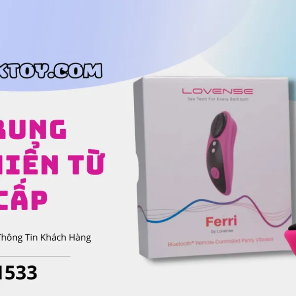 Trải nghiệm đáng nhớ với trứng rung tình yêu Lovense Ferri gắn quần chip 