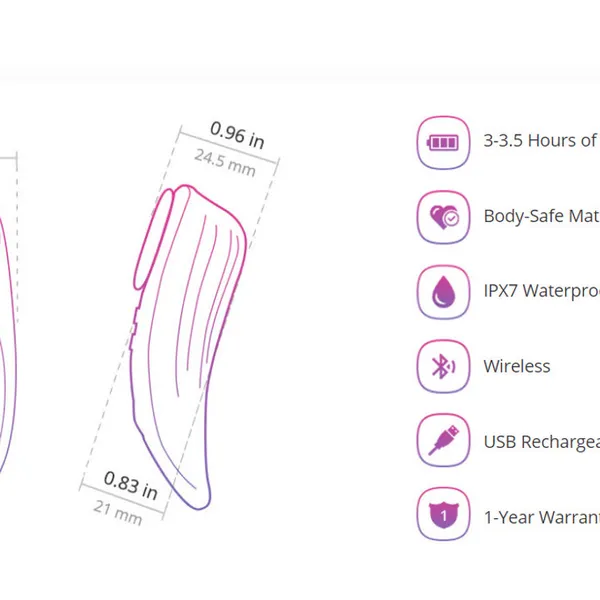 Trải nghiệm đáng nhớ với trứng rung tình yêu Lovense Ferri gắn quần chip 