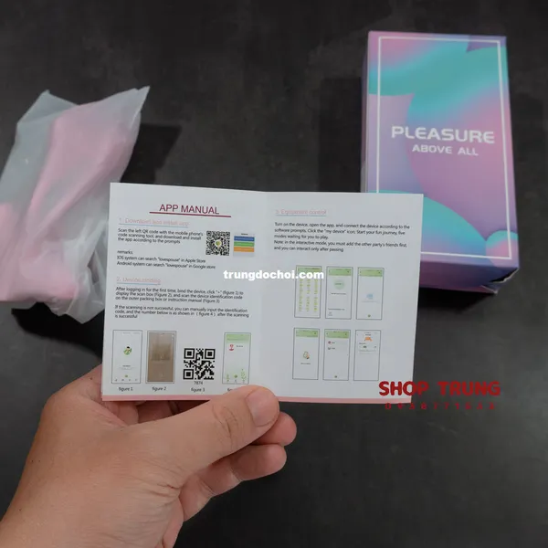 Trứng Rung Pleasure Above All Điều Khiển Từ Xa Bằng App 