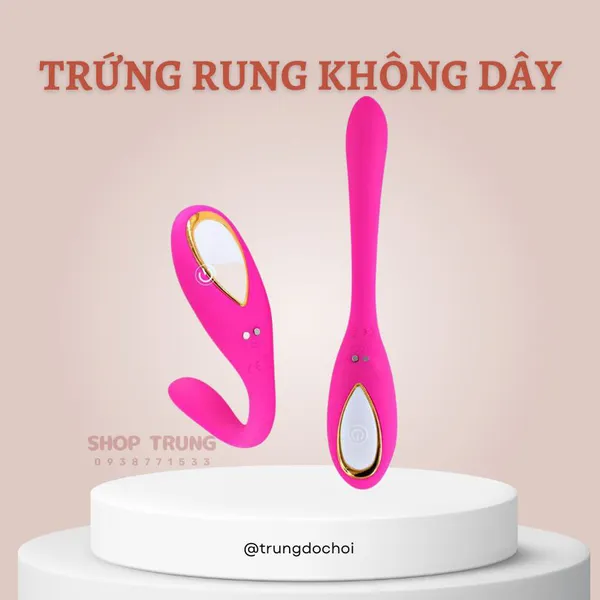 Làm mới cuộc sống vợ chồng với trứng rung tình yêu chữ U điều khiển từ xa