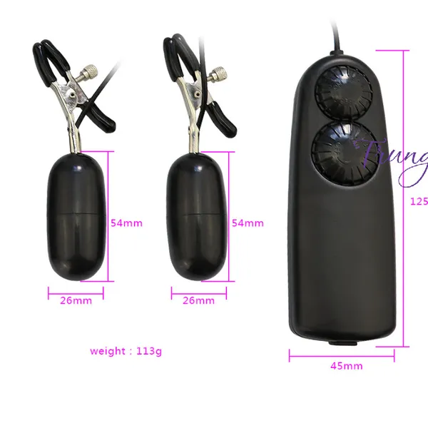 Kích thích và thăng hoa với trứng rung kẹp vú