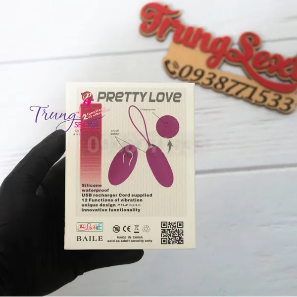 Pretty Love Jenny Trứng rung không có 12 chế độ rung 