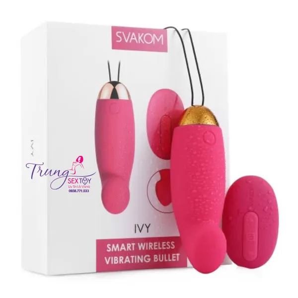 Svakom Ivy - Trứng rung tình yêu kích thích Massage Vùng Kín