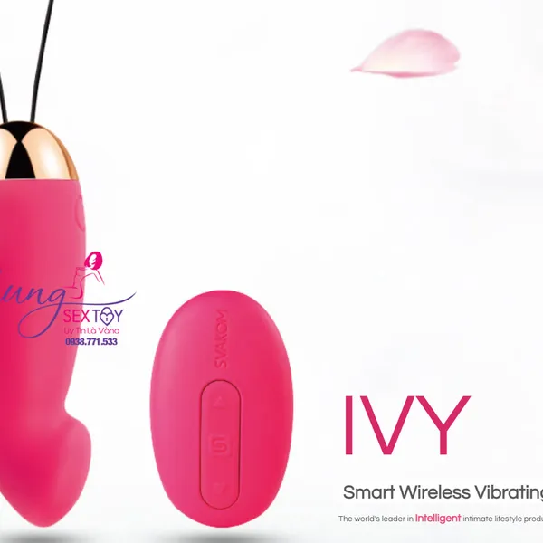 Svakom Ivy - Trứng rung tình yêu kích thích Massage Vùng Kín