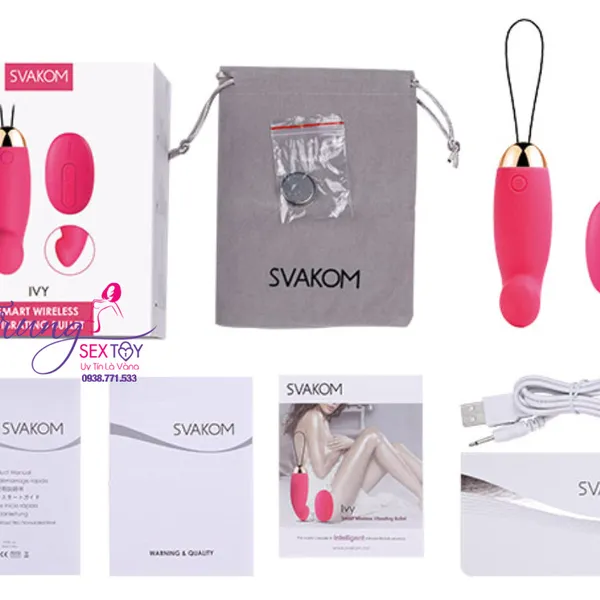 Svakom Ivy - Trứng rung tình yêu kích thích Massage Vùng Kín