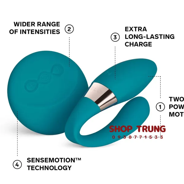 Trứng Rung Lelo Tiani Duo Chữ C Gắn Kết Cặp Đôi & Thăng Hoa