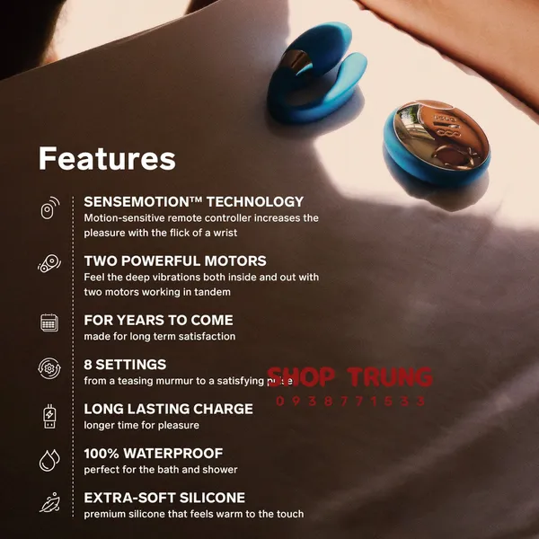 Trứng Rung Lelo Tiani Duo Chữ C Gắn Kết Cặp Đôi & Thăng Hoa