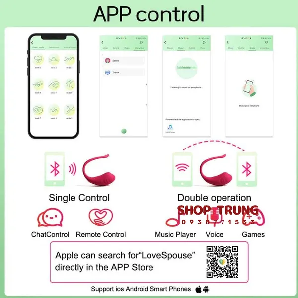 Trứng Rung Little Tadpole Khám Phá Cực Khoái Mới Với Điều Khiển Qua App