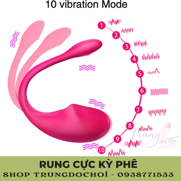 Love Spouse trứng rung điều khiển từ xa bằng Wireless Bluetooth 