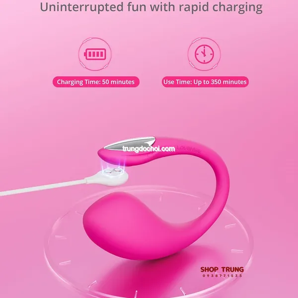 Trứng Rung Lovense Lush 4 Đỉnh Cao Cảm Xúc, Kết Nối Không Giới Hạn