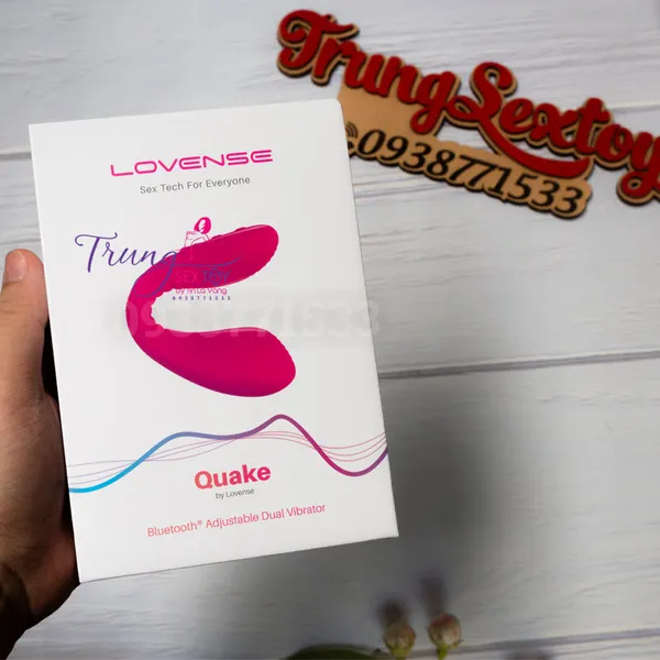 Trứng rung điều khiển qua ứng dụng điện thoại Lovense Quake