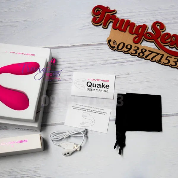 Trứng rung điều khiển qua ứng dụng điện thoại Lovense Quake