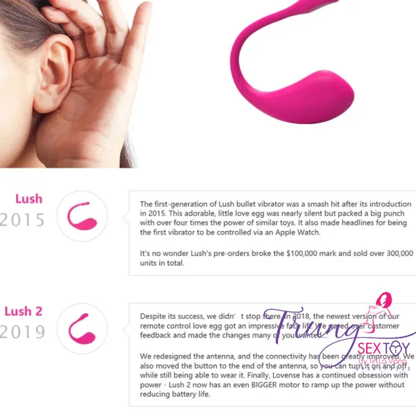 Trứng Rung Lovense Lush Hàng Chính Hãng USA 