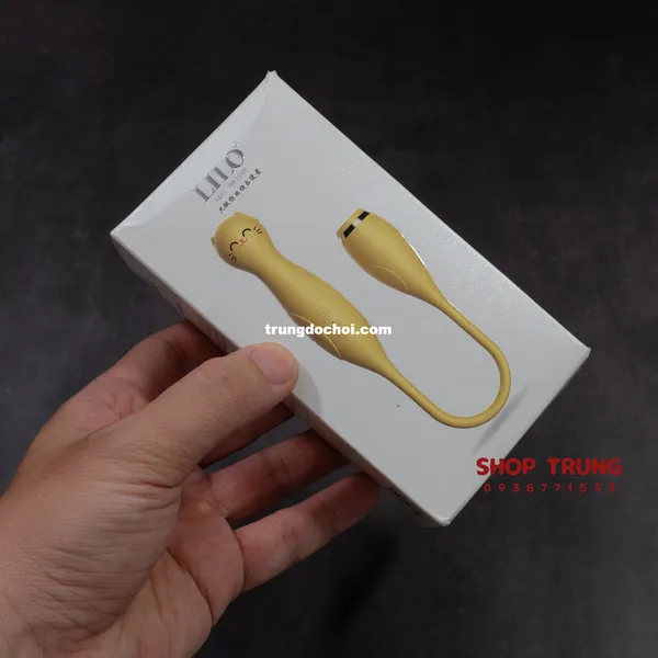 Trứng Rung Hai Đầu Mini Hình Mèo 10 Chế Độ Rung