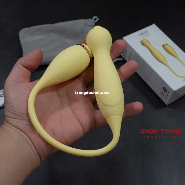 Trứng Rung Hai Đầu Mini Hình Mèo 10 Chế Độ Rung