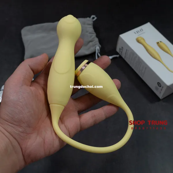 Trứng Rung Hai Đầu Mini Hình Mèo 10 Chế Độ Rung