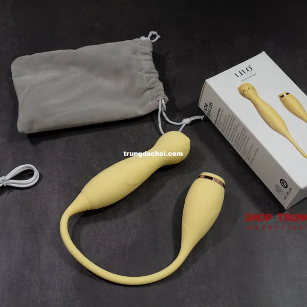 Trứng Rung Hai Đầu Mini Hình Mèo 10 Chế Độ Rung