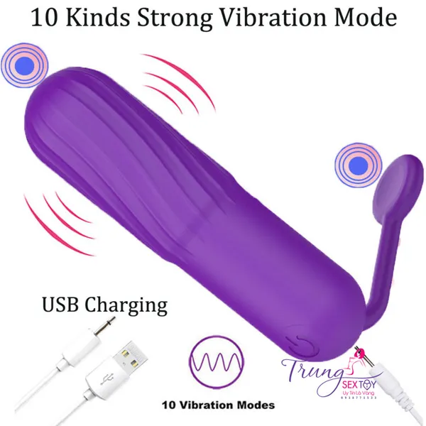 Trứng Rung Yeain 10 Chế Độ Nhiều Màu Sắc