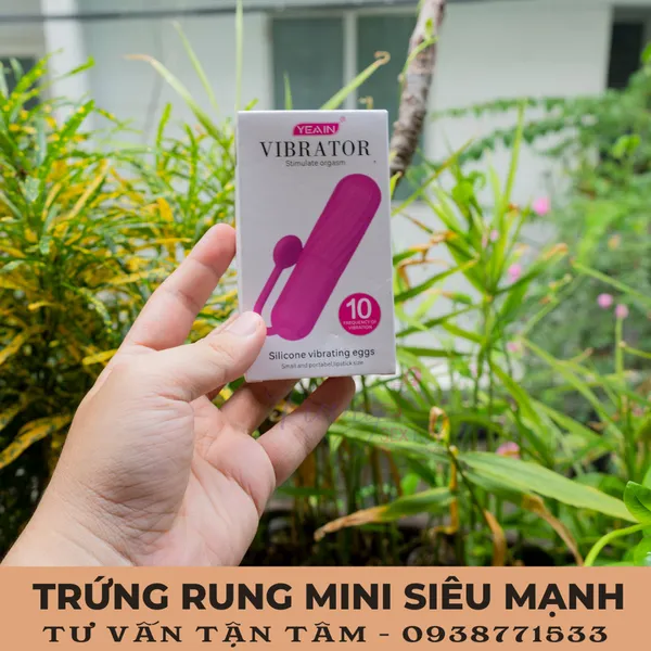 Trứng Rung Yeain 10 Chế Độ Nhiều Màu Sắc