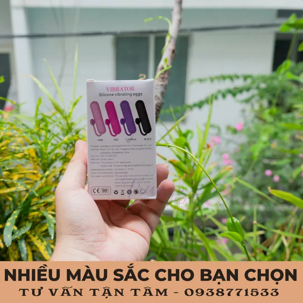 Trứng Rung Yeain 10 Chế Độ Nhiều Màu Sắc