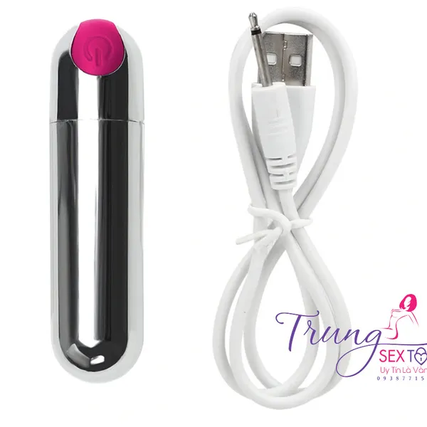 Thỏa mãn bất tận với trứng rung siêu mạnh sạc USB 